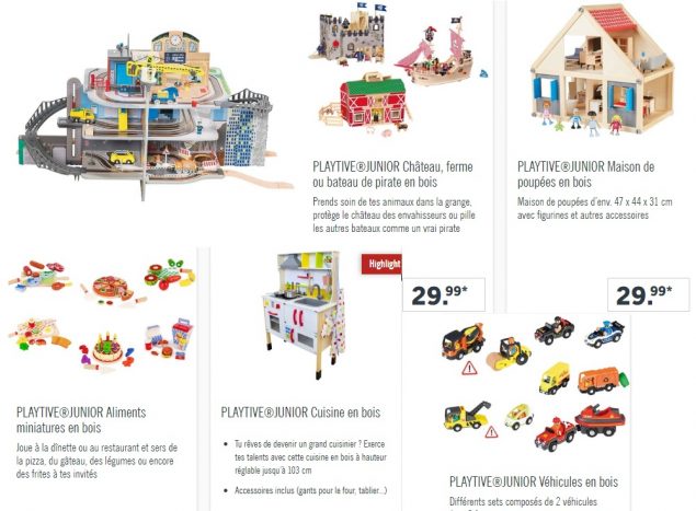 lidl jouet 2018